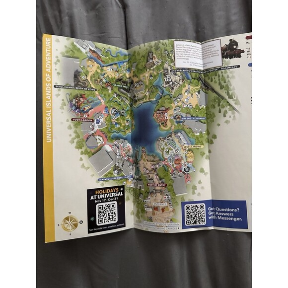 RARE Universal Studios 2 Park Guide Map 2023 - LAST UNIVERSAL MAPS EVER PRINTED - Picture 4 of 13